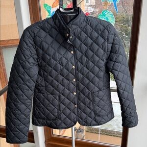 Moncler Black Quilted Puffer Jacket size 3